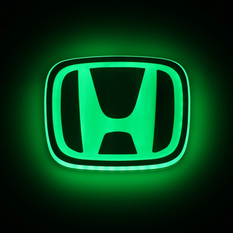 LED Honda Emblems For Accord Front Grille And Tail